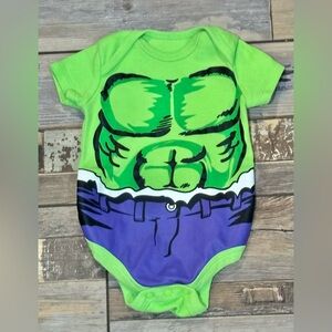 Marvel Hulk onesie size 0/3 months